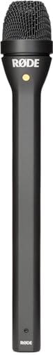RØDE Reporter Microphone dynamique portable pour entrevues ou présentations avec modèle polaire omnidirectionnel