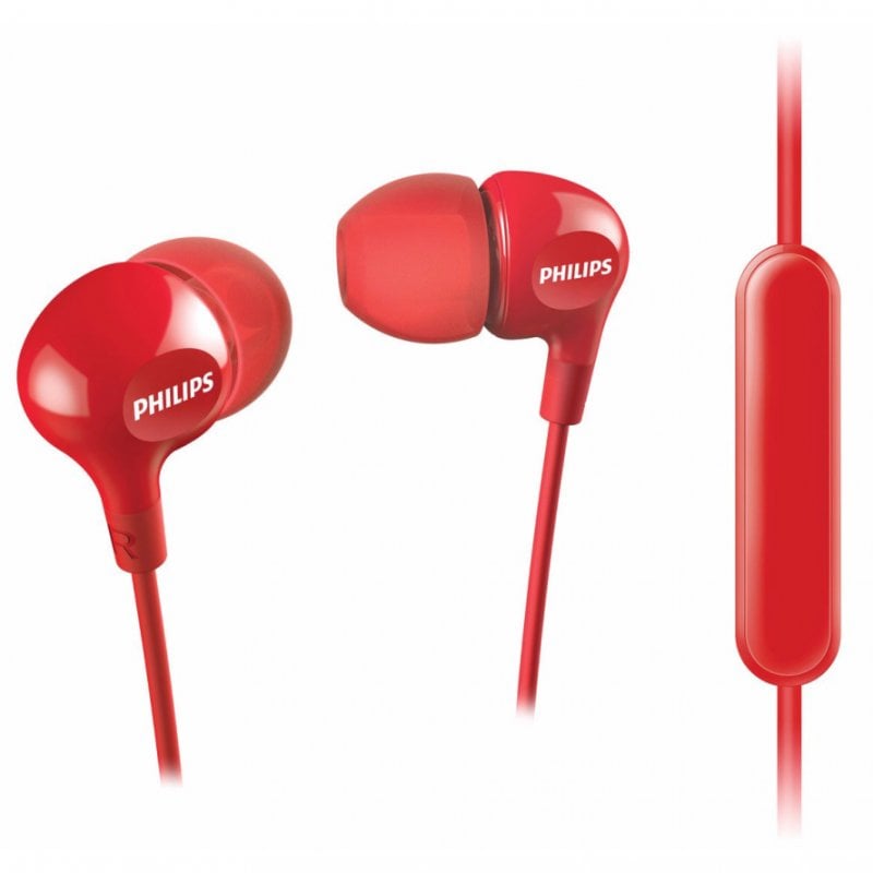Philips SHE3555RD 00 Écouteurs intra-auriculaires rouges