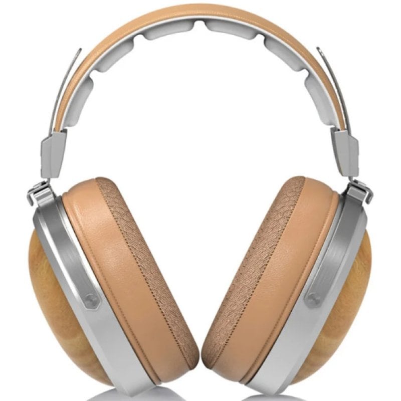 fiio Casque audio filaire FiiO FT1 en bois de noyer argenté avec haut-parleur de 60 mm et câble détachable