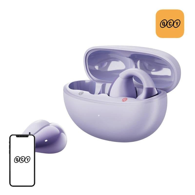 qcy Auriculares QCY Crossky Clip C30 Bluetooth 5.4 sans fil sport Purple