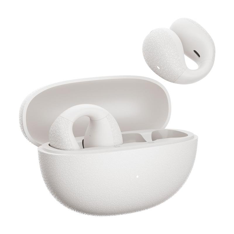 qcy Auriculares QCY Crossky C10 sans fil Bluetooth 5.4, micro et contrôle tactile, blancs