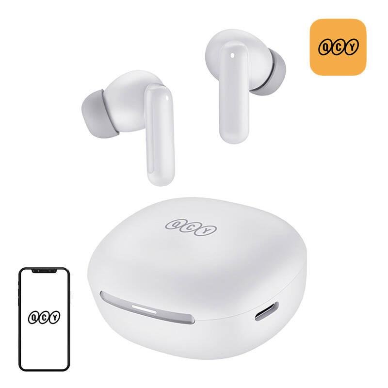 qcy Auriculares QCY MeloBuds HT16 sans fil Bluetooth avec ANC et résistance IPX4 blancs