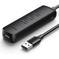 UGREEN Hub 4 ports USB-A vers 4xUSB-A 0.25m Noir