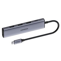 UGREEN Hub 4 ports USB-C vers 4xUSB 3.0 0,15m Gris