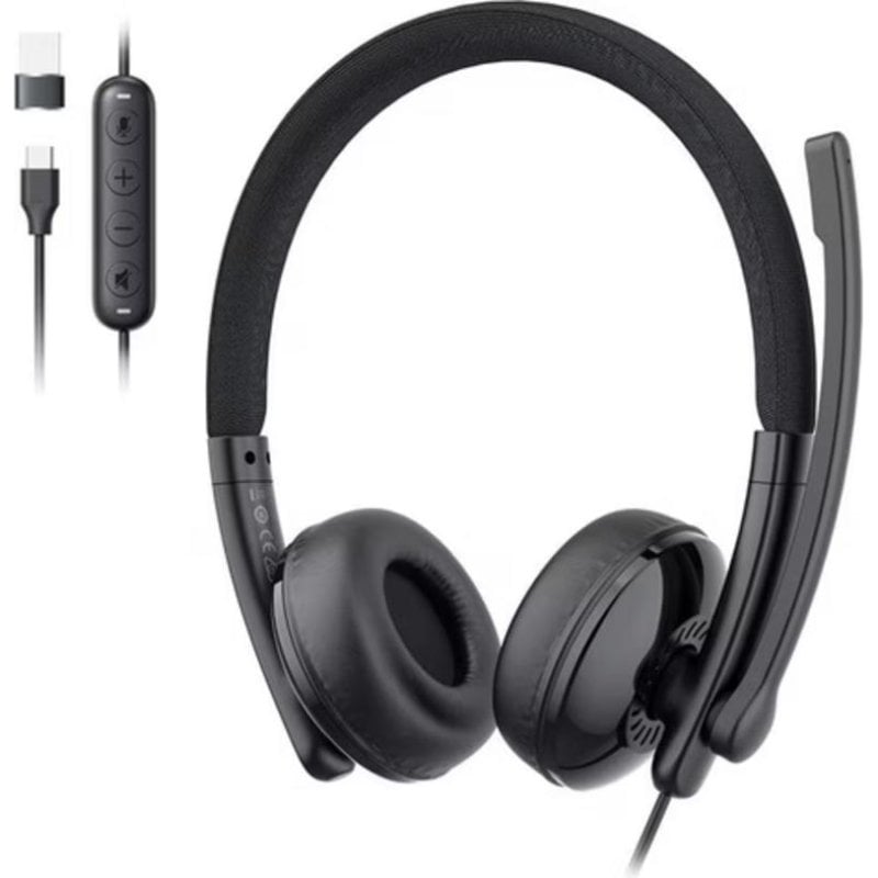 emeet Casque EMeet GeniusCall HS50 filaire USB-C avec réduction de bruit pour bureau