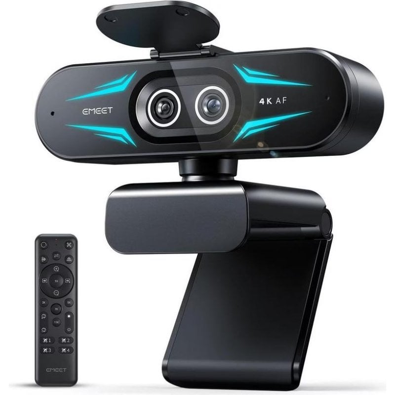 emeet Webcam EMeet SmartCam C60E 4K Dual Autofocus Zoom Híbrido