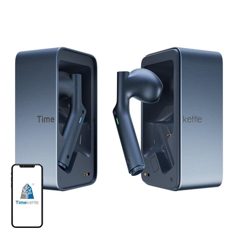 timekettle Auriculares Timekettle W4 Bluetooth sans fil avec traduction instantanée et réduction de bruit, Blue