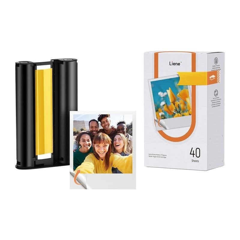 liene Papier photo autocollant Bluetooth 3x3 Liene Amber LA002-65007