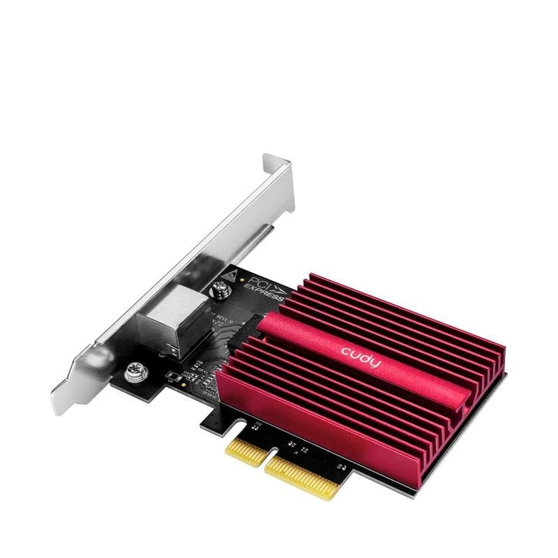 cudy Tarjeta de Red Cudy PE10G PCI Express 10 GbE RJ45 Câble et Supports