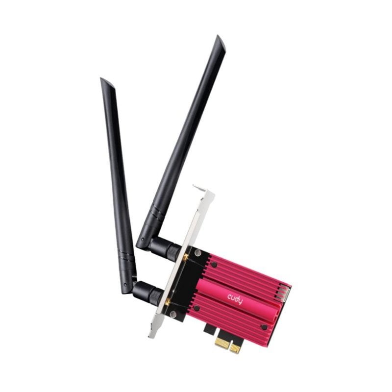 cudy Carte Réseau Cudy WE9300 PCI Express 5765 Mbit s Wi-Fi 7 Bluetooth 5.4 Antenne Externe