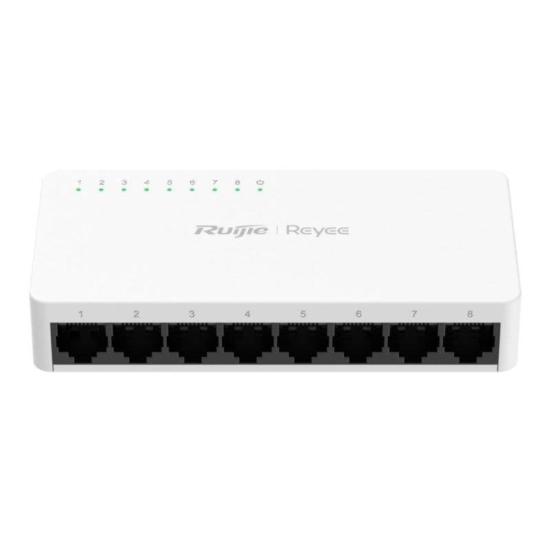 ruijie Switch Ruijie RG-ES08F 8x RJ45 10 100 Mbps White Compact