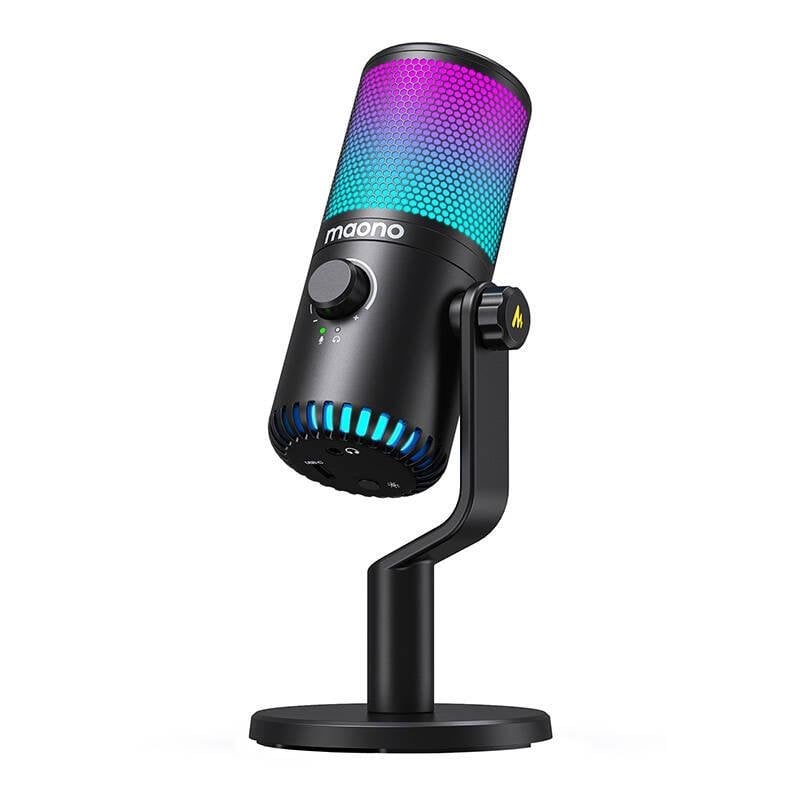 maono Microphone Maono DM30RGB USB-C cardioïde avec éclairage RGB et égaliseur
