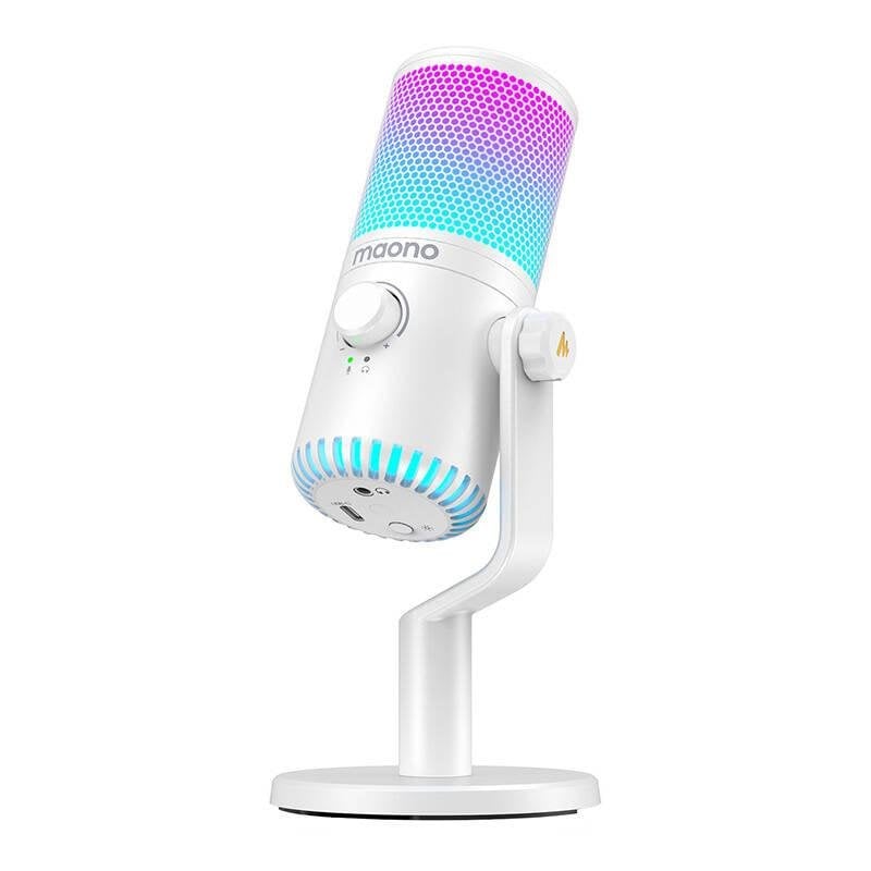maono Microphone Maono DM30RGB USB-C cardioïde avec éclairage RGB personnalisable