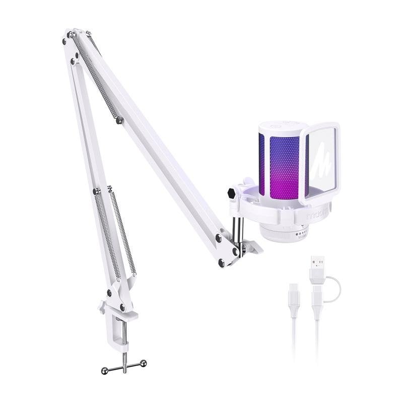 maono Microphone Maono DGM20S USB cardioïde avec réduction de bruit et bras ajustable