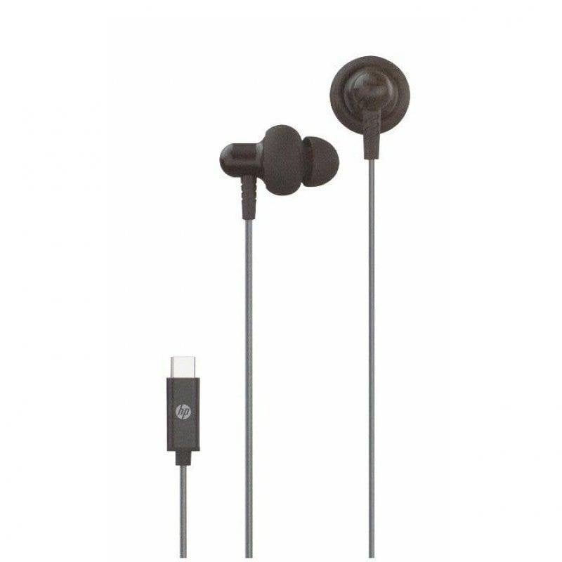 HP Auriculaires HP DHH-1126 filaires USB-C pour appels et musique avec micro intégré noirs