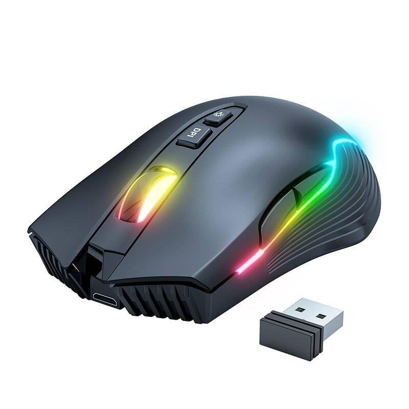 onikuma Ratón ONIKUMA CW905 Wireless 3600 DPI RGB Black 7 Boutons Gaming