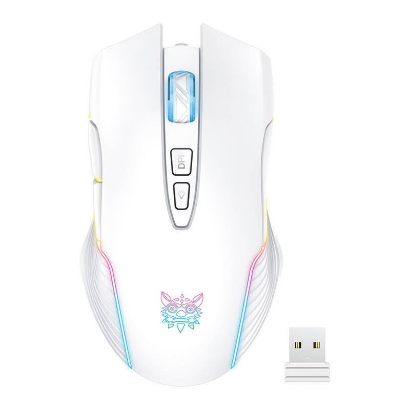 onikuma Ratón ONIKUMA CW905 Wireless 3600 DPI White RGB 7 Boutons