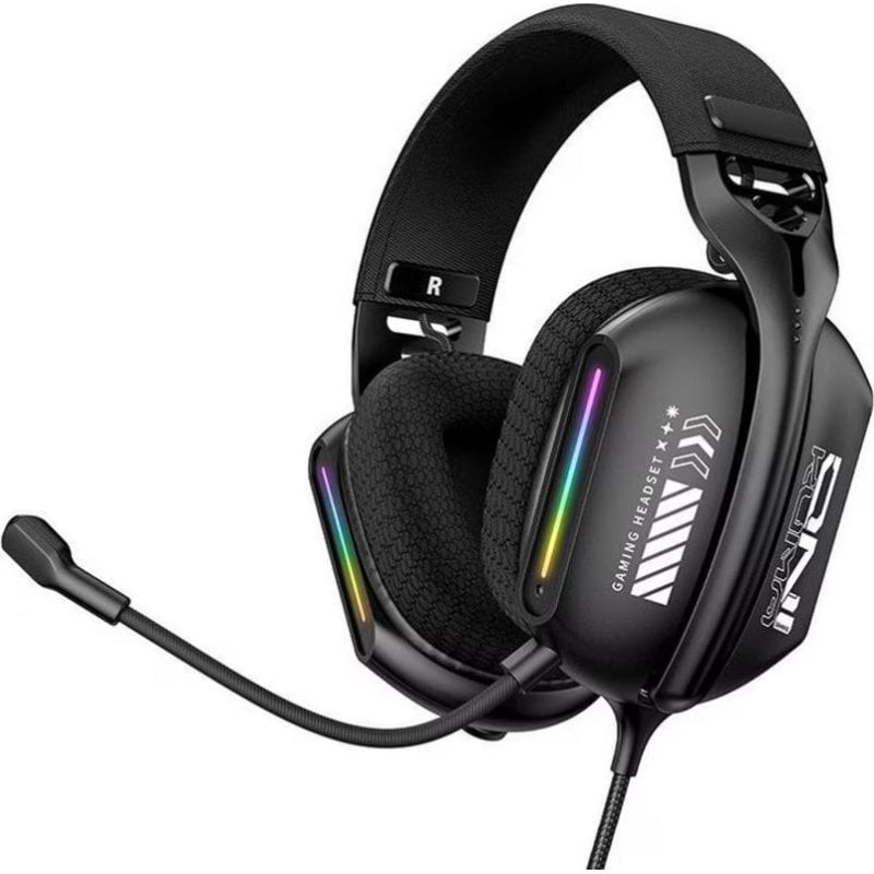 onikuma Casque Onikuma X12 filaire USB et jack 3,5 mm pour gaming, micro, Black