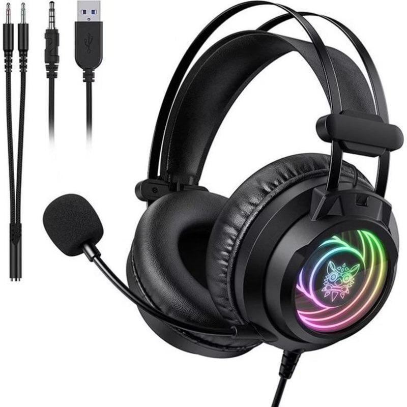 onikuma Casque Onikuma X80 filaire USB pour gaming avec son haute qualité