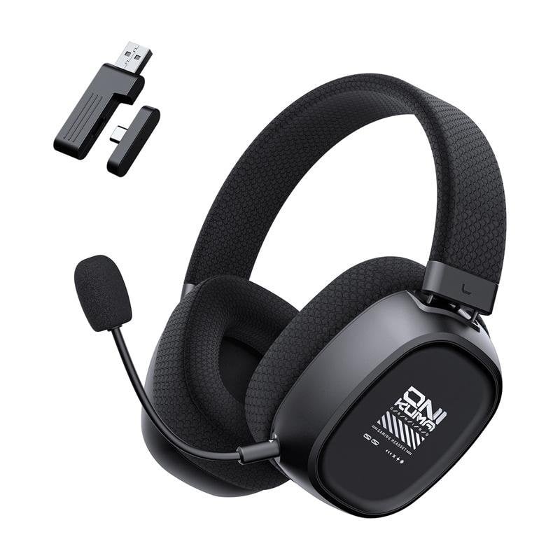 onikuma Casque ONIKUMA GT839 sans fil Bluetooth 5.4 2.4 GHz Gaming Black