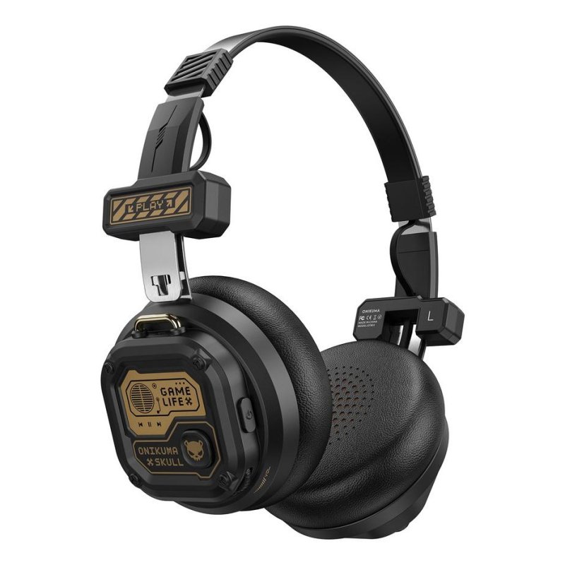 onikuma Casque ONIKUMA GT803 sans fil Bluetooth et filaire Gaming avec micro et rétroéclairage Black
