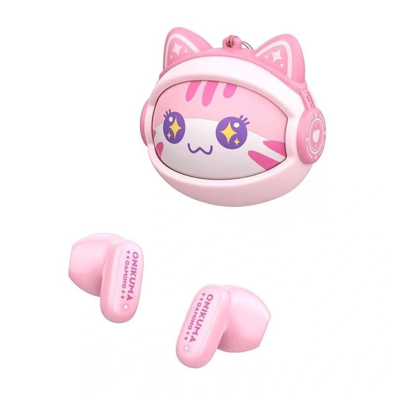 onikuma Auriculares ONIKUMA TX603 sans fil Bluetooth 5.4 gaming avec étui personnalisable Pink