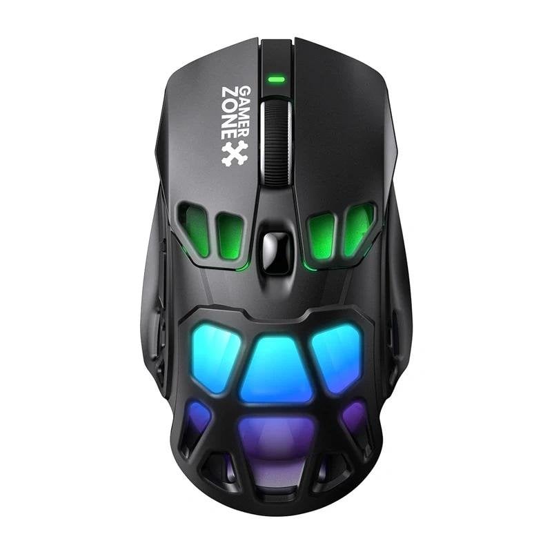 onikuma Ratón Onikuma DM09 Gaming 2,4 GHz Bluetooth USB-C 24000 DPI Black RGB
