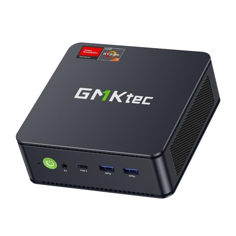 gmktec Mini PC GMKtec M5 Ultra AMD Ryzen 7 7730U 16GB 1TB SSD Radeon Windows 11 Pro Triple Écran