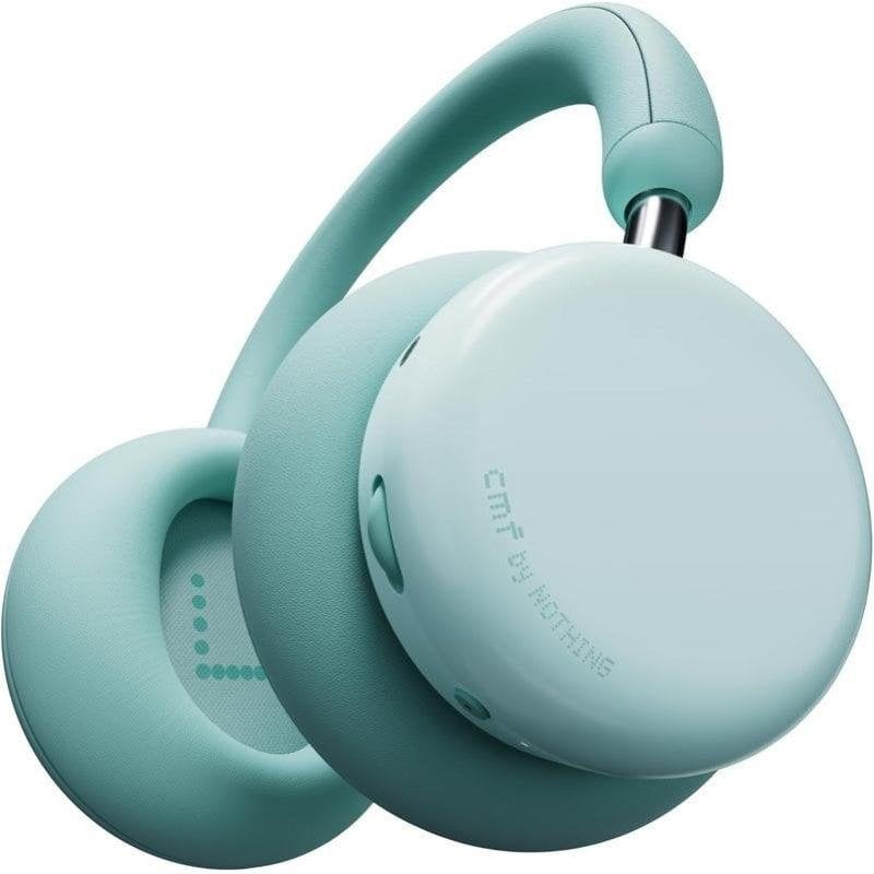 cmf Casque CMF by Nothing CMF Pro sans fil et filaire Bluetooth avec annulation de bruit, micro intégré, contrôle du volume rotatif, coloris Green clair