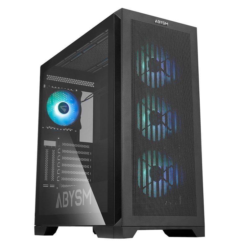 abysm Abysm Gaming Danube Mura BX300 ARGB E-ATX Verre Trempé USB 3.2 Black