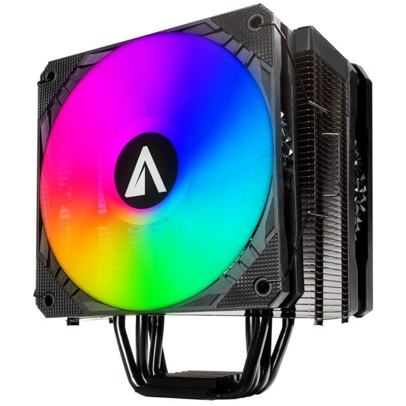 abysm Abysm Gaming Aire Snow IV ARGB 4 Tuyaux Ventilateur CPU 120mm Black
