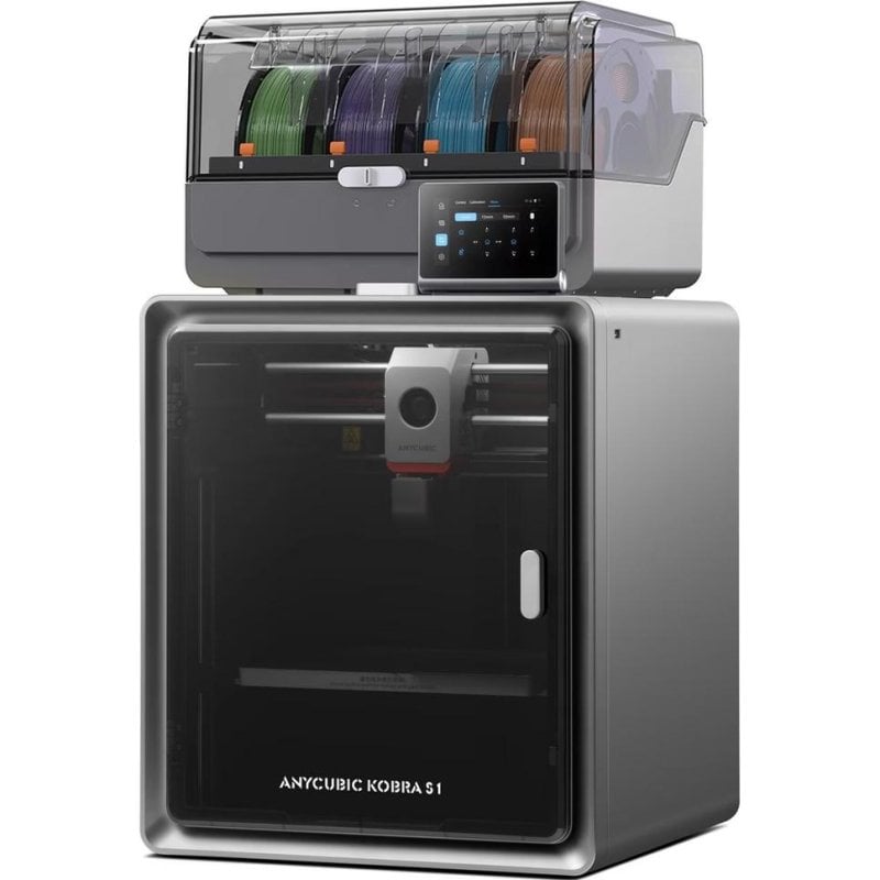 anycubic Imprimante 3D Anycubic S1 COMBO V2 rapide fermée multicolore ACE 2 Pro
