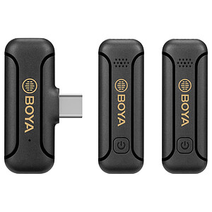 boya Boya BY-WM3T-U2 Mini microphone sans fil 2,4 GHz omnidirectionnel Android USB-C