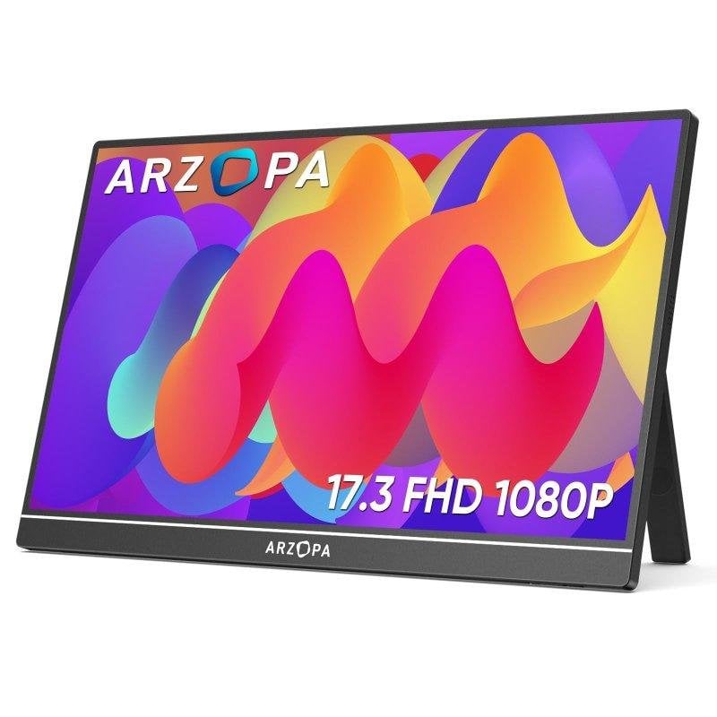 arzopa Ecran PC Arzopa A1M 17.3 Full HD IPS 60Hz Portable 100 sRGB Haut-parleurs