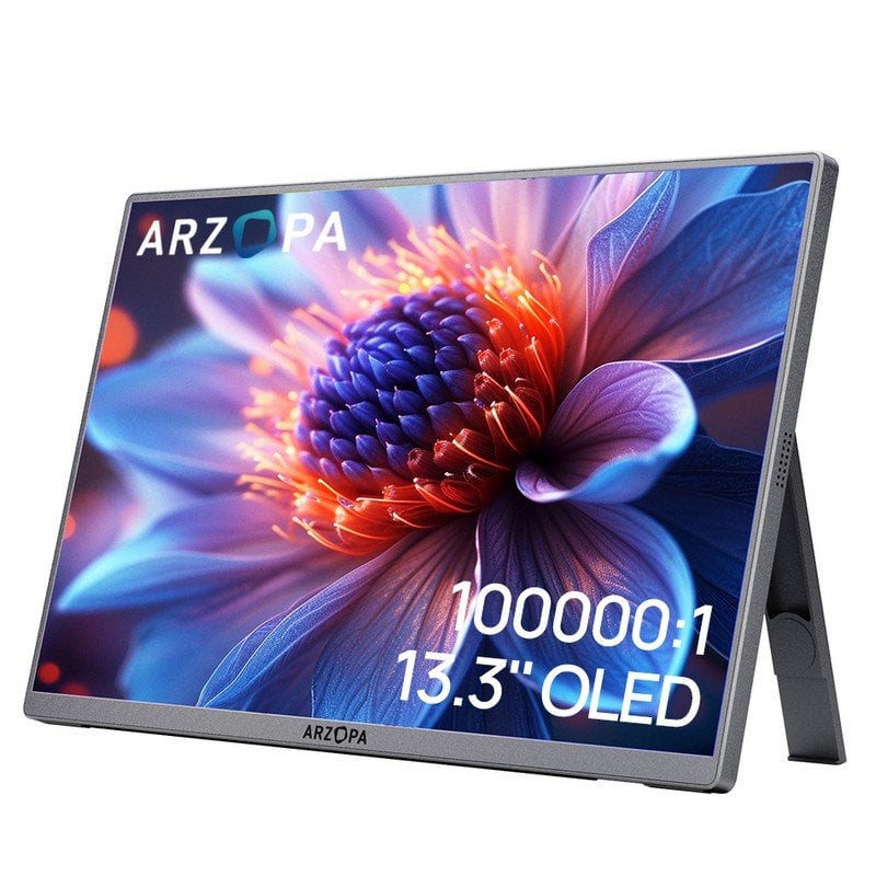 arzopa Ecran PC Arzopa A3C Pro 13,3 Full HD 60Hz OLED Portable Funda