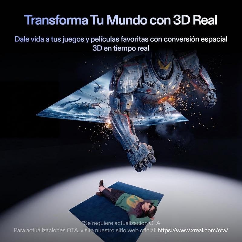 xreal Lunettes AR XREAL One Pro X1 57 deg FOV 171 120 Hz 3DoF Taille L