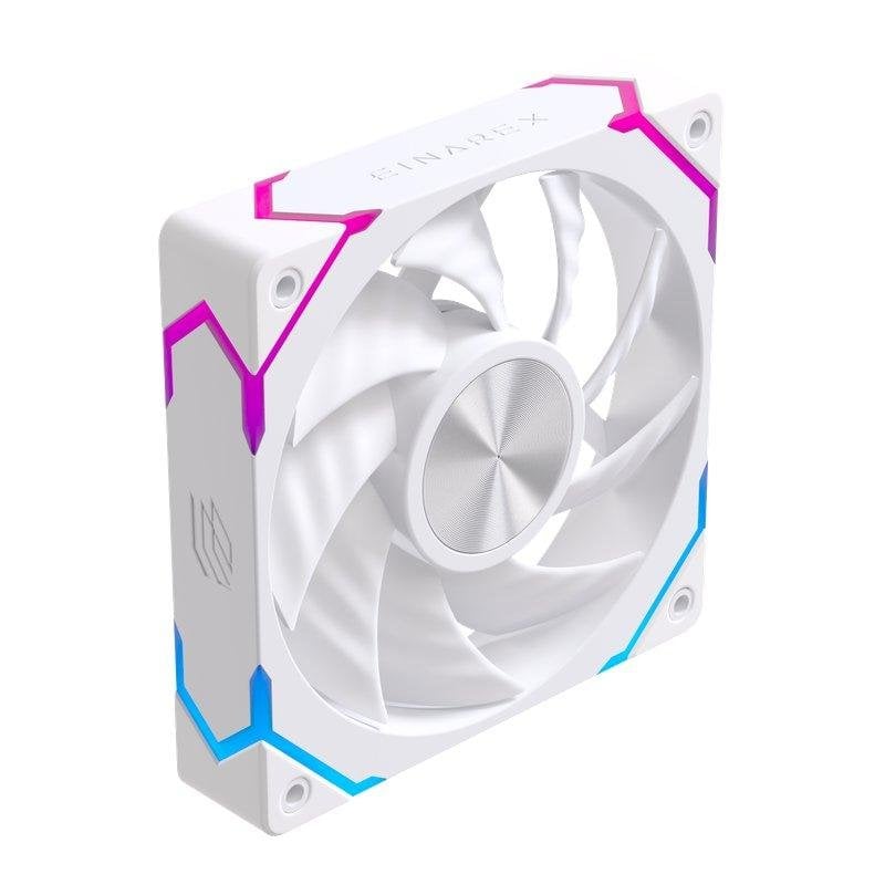 einarex Ventilateur supplémentaire Einarex EX12C 120mm 1600RPM ARGB PWM White