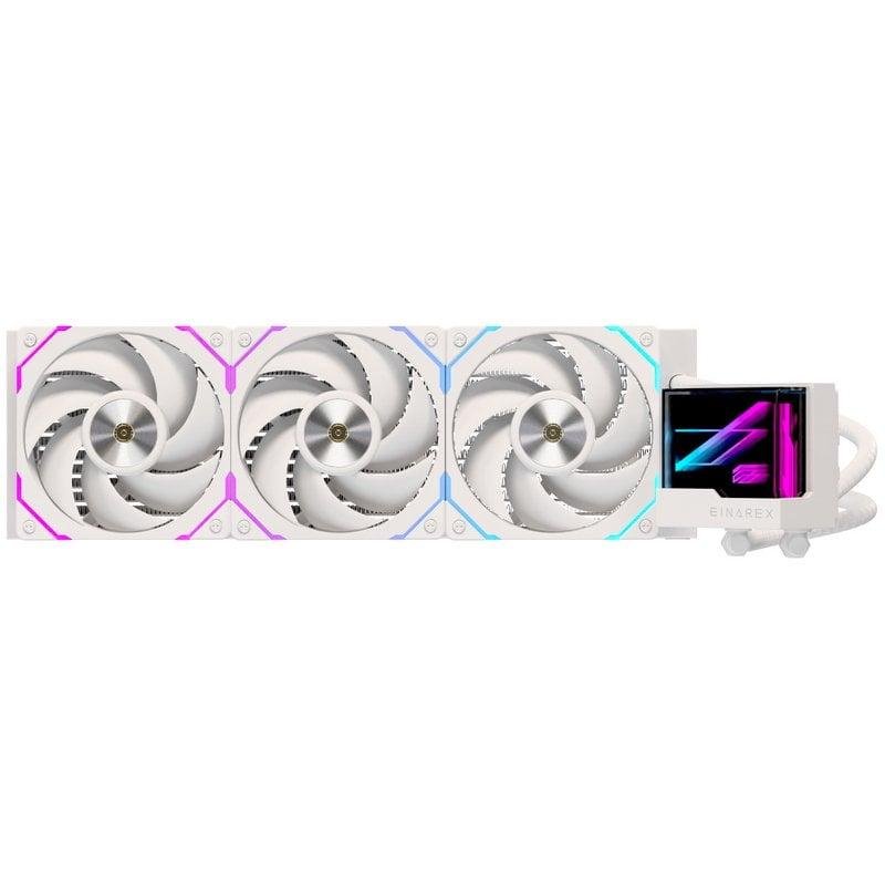 einarex Refrigeración Líquida Einarex VERTEX 360 RGB White 360mm 3 Ventiladores RGB Cubo Espejo
