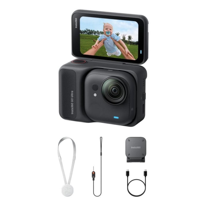 INSTA360 Appareil Photo Numérique Compact Insta360 GO Ultra 51,4 MP Capteur 1 1.28 4K Ultra HD Écran Tactile WiFi Bluetooth