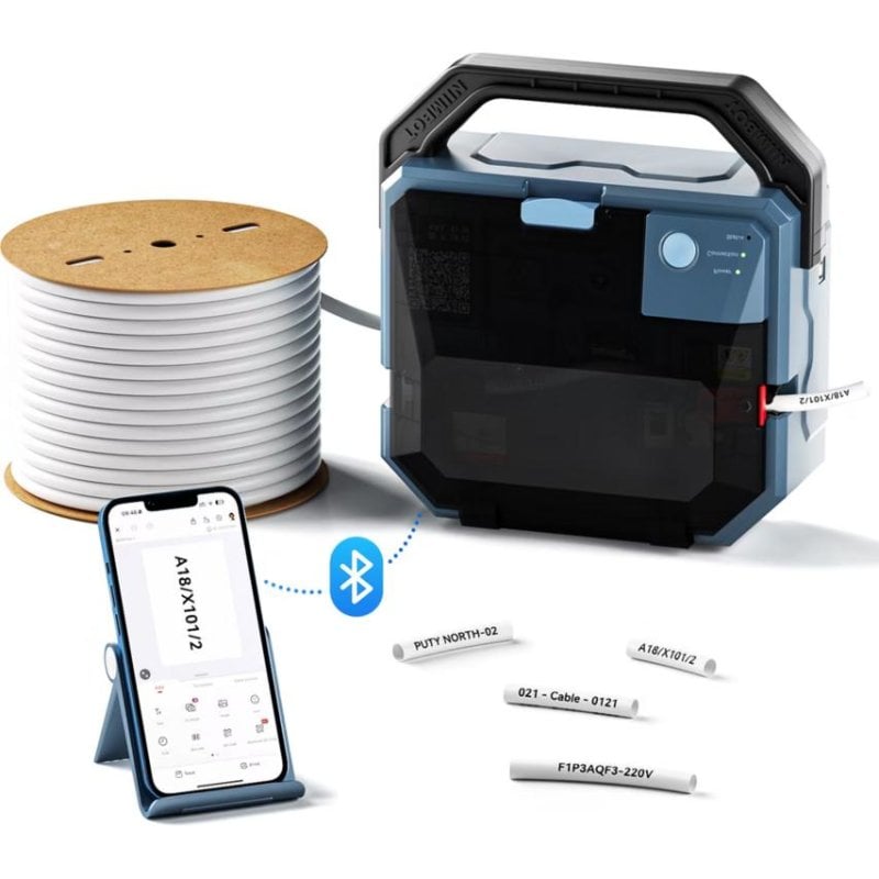 niimbot Imprimante thermique Bluetooth Niimbot C1 pour étiquetage industriel avec coupe automatique