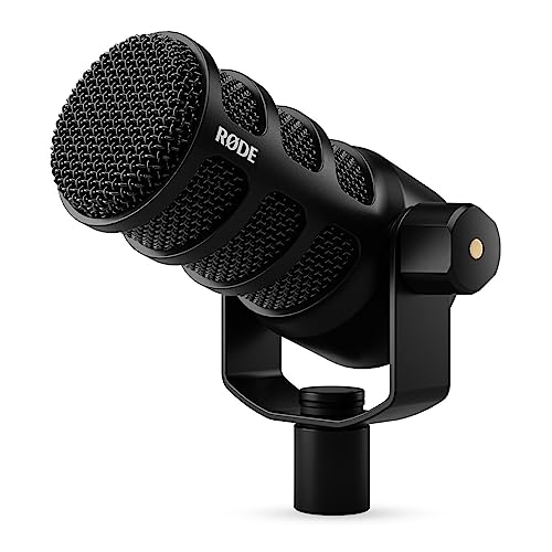 RØDE PodMic USB Microphone dynamique polyvalent de diffusion Avec connectivité XLR et USB pour les podcasts, le streaming, le jeu, la création musicale et de contenu (Noir)