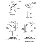 Ergotron FX 30 Soporte de Pared para Monitor hasta 27 VESA 100x100 Máx 13.6Kg