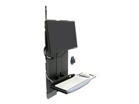 Ergotron kit de montage - profil bas - pour ecran LCD clavier souris - zone a fort trafic - Black