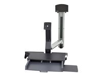 Ergotron Ergotron Systeme de surface de travail kit de montage - pour ecran LCD clavier souris lecteur de codes a barres processeur - petit support de CPU - aluminium poli