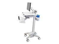 Ergotron Ergotron chariot - pour ecran LCD clavier souris lecteur de codes a barres processeur - Grey, White, aluminium poli