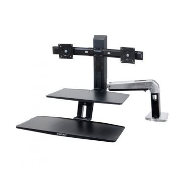 ERGOTRON - Kit de montage - Black aluminium poli - Taille decran jusqua 24 pouces - Ordinateur de bureau