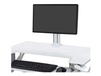 Ergotron WorkFit Single LD Monitor Kit composant de montage - pour ecran LCD - White