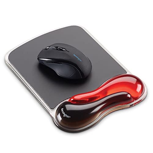 Kensington K62402AM Tapis de Souris Noir, Rouge