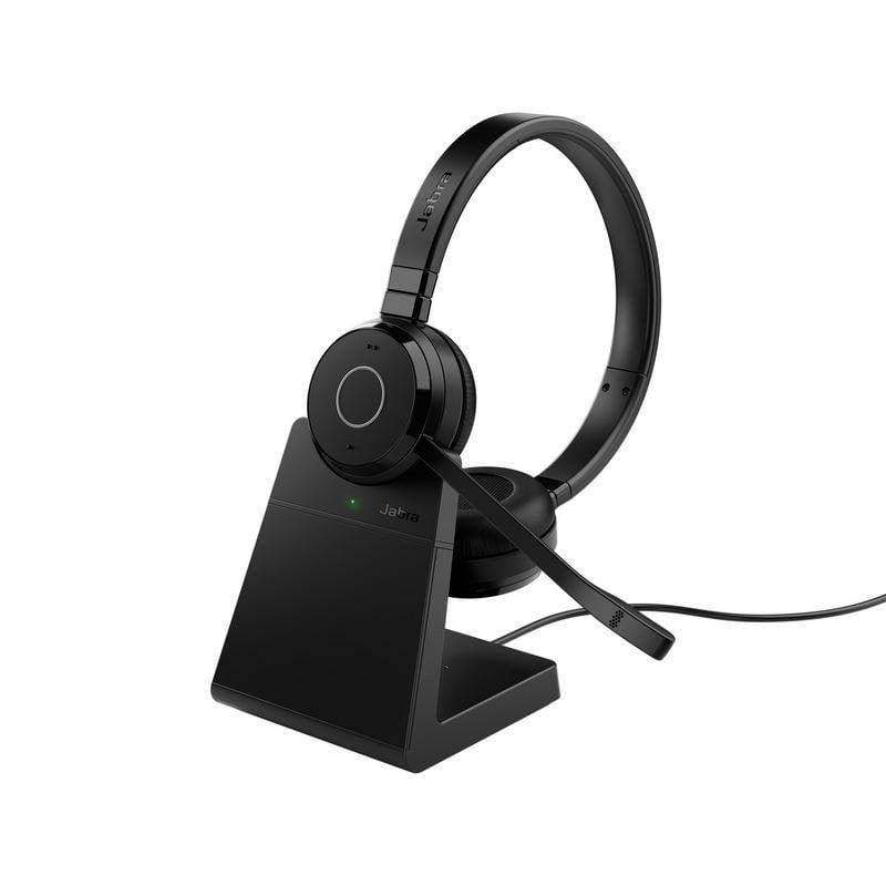 Jabra Casque Jabra Evolve 65 TE sans fil Bluetooth et USB, réduction de bruit passive, Black