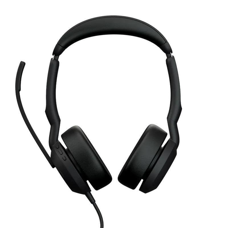 Jabra Casque Jabra Evolve2 50 filaire et Bluetooth avec ANC, micro, Teams, Black